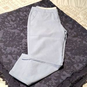 J.Crew linen cropped pants (size 8)